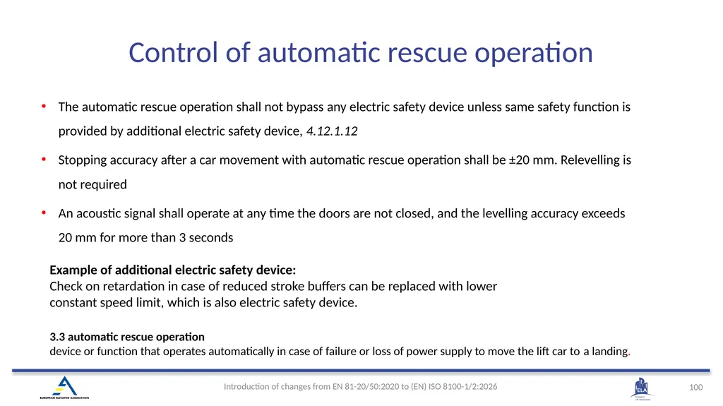 INTRODUCTION OF (EN) ISO 8100-1/2:2026 Main - slide 97 of 141