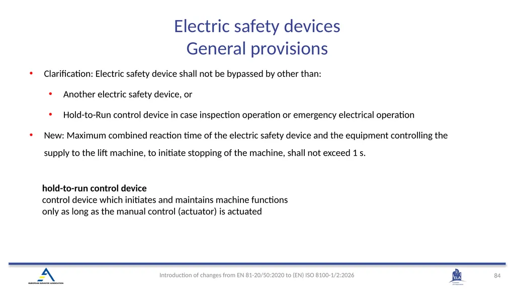 INTRODUCTION OF (EN) ISO 8100-1/2:2026 Main - slide 81 of 141