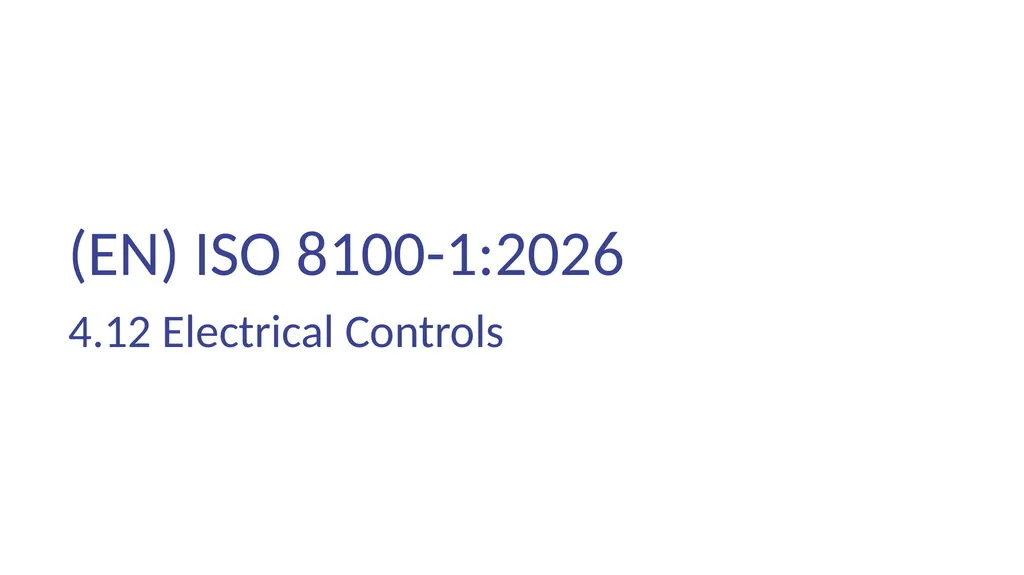 INTRODUCTION OF (EN) ISO 8100-1/2:2026 Main - slide 89 of 141