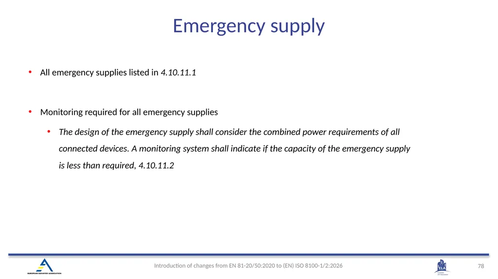 INTRODUCTION OF (EN) ISO 8100-1/2:2026 Main - slide 75 of 141