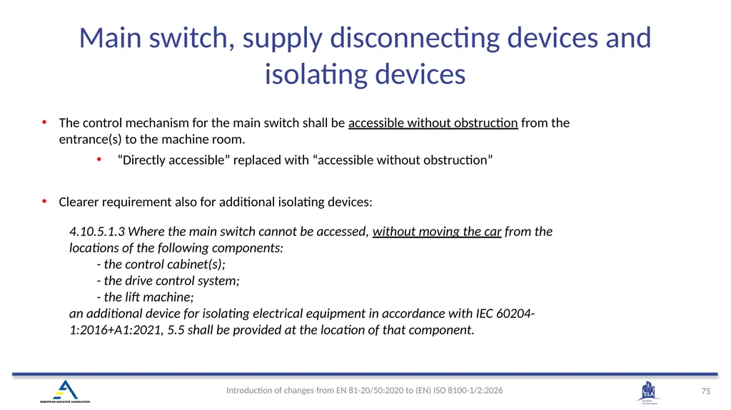 INTRODUCTION OF (EN) ISO 8100-1/2:2026 Main - slide 72 of 141