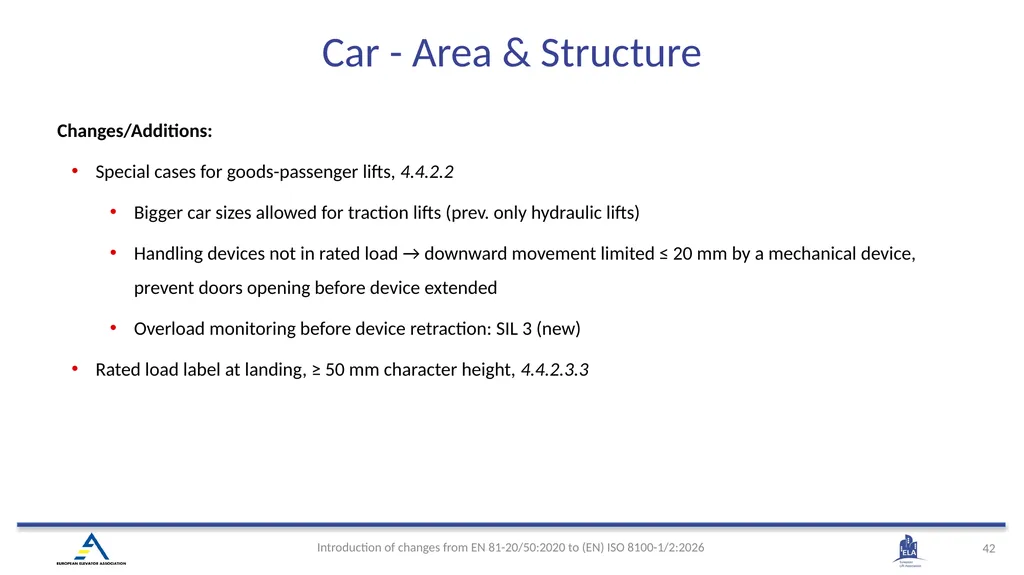 INTRODUCTION OF (EN) ISO 8100-1/2:2026 Main - slide 39 of 141