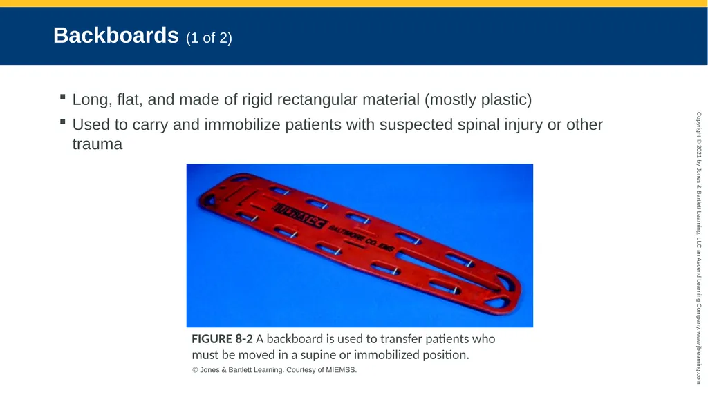 CHAPTER 8 Lifting and Moving Patients National EMS - slide 9 of 101
