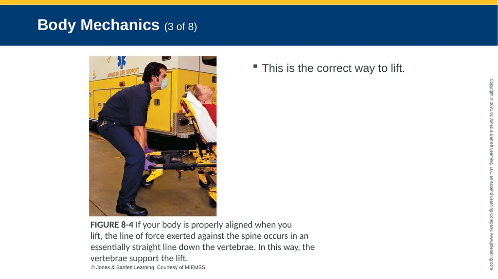 CHAPTER 8 Lifting and Moving Patients National EMS - slide 15 of 101