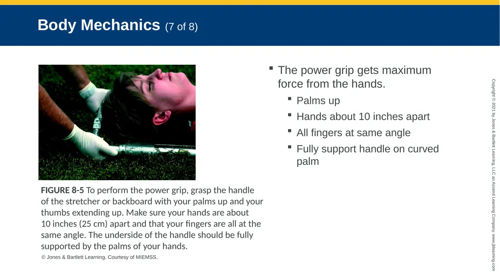 CHAPTER 8 Lifting and Moving Patients National EMS - slide 19 of 101