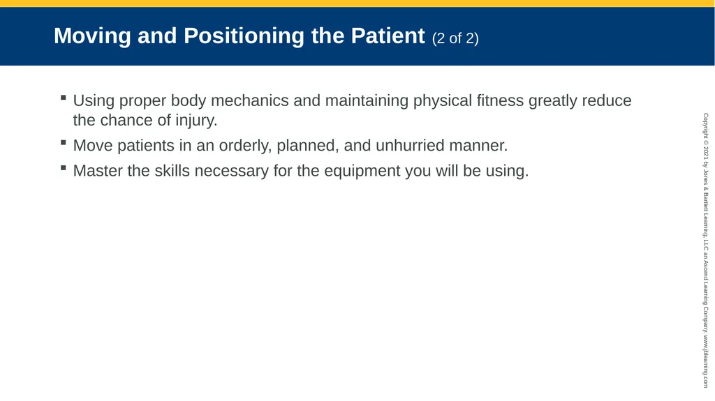 CHAPTER 8 Lifting and Moving Patients National EMS - slide 12 of 101
