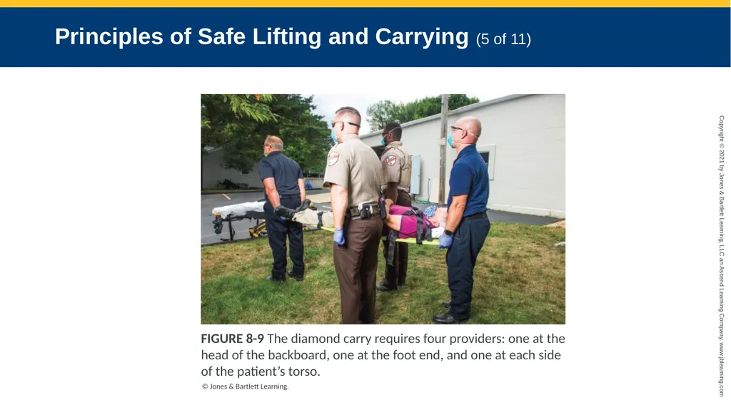 CHAPTER 8 Lifting and Moving Patients National EMS - slide 31 of 101