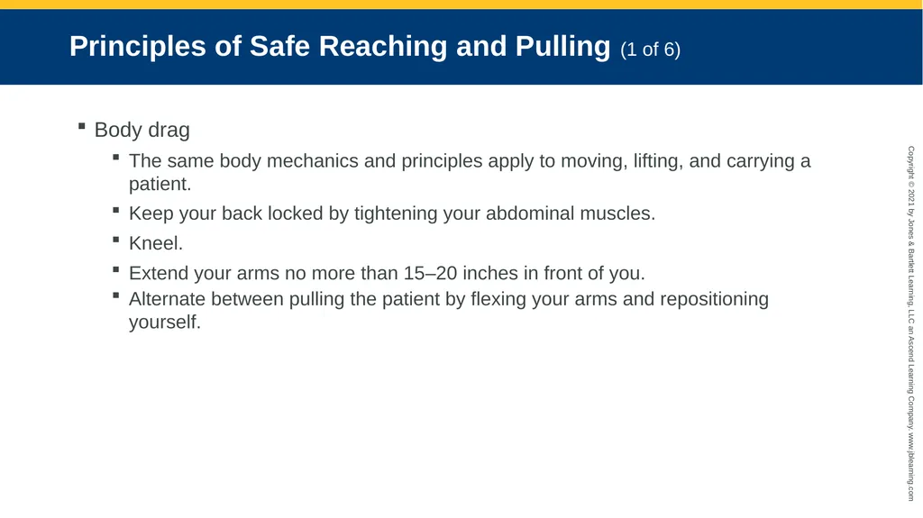 CHAPTER 8 Lifting and Moving Patients National EMS - slide 21 of 101