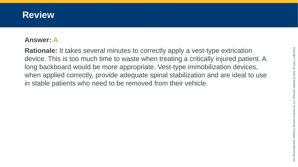 CHAPTER 8 Lifting and Moving Patients National EMS - slide 79 of 101