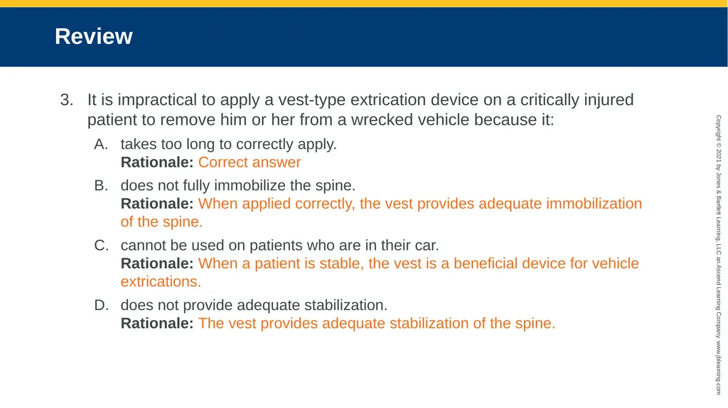 CHAPTER 8 Lifting and Moving Patients National EMS - slide 80 of 101