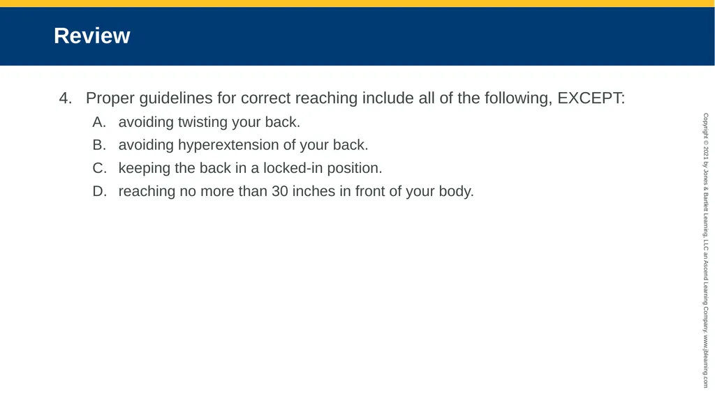 CHAPTER 8 Lifting and Moving Patients National EMS - slide 81 of 101