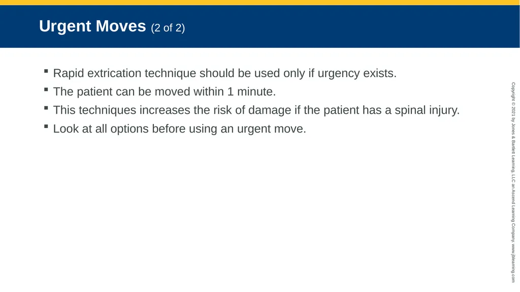 CHAPTER 8 Lifting and Moving Patients National EMS - slide 47 of 101