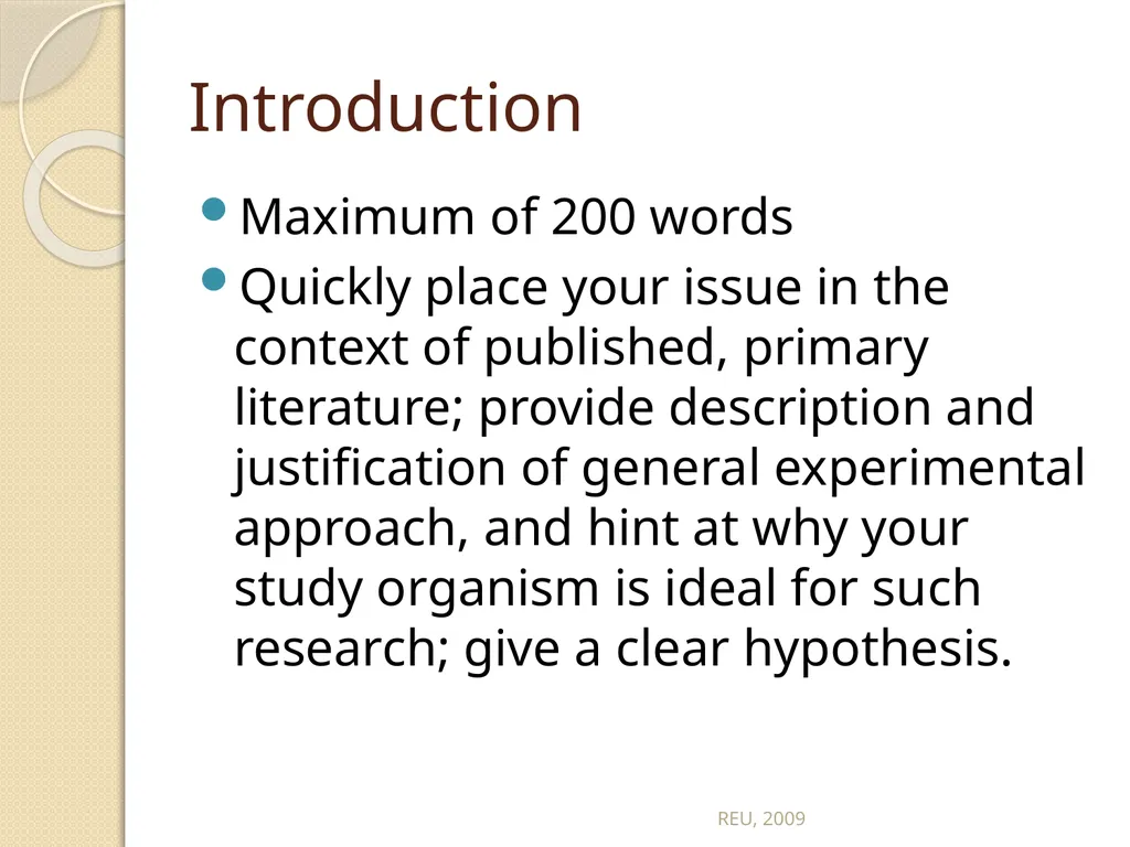 Scientific Posters REU, 2009 Scientific Posters - slide 11 of 32