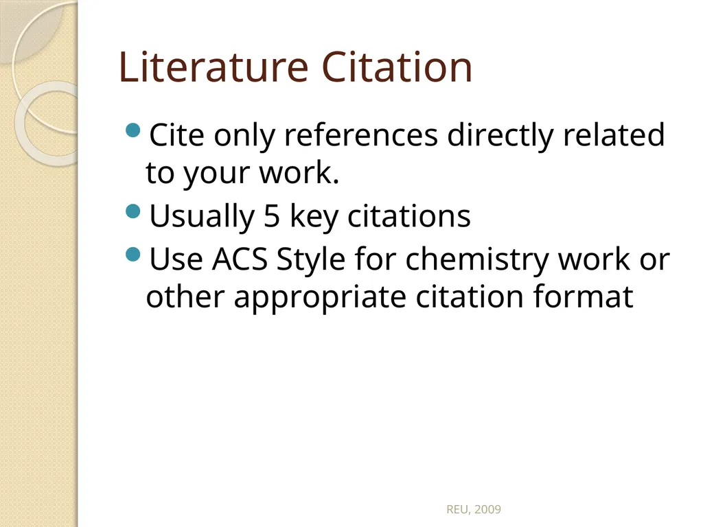 Scientific Posters REU, 2009 Scientific Posters - slide 15 of 32