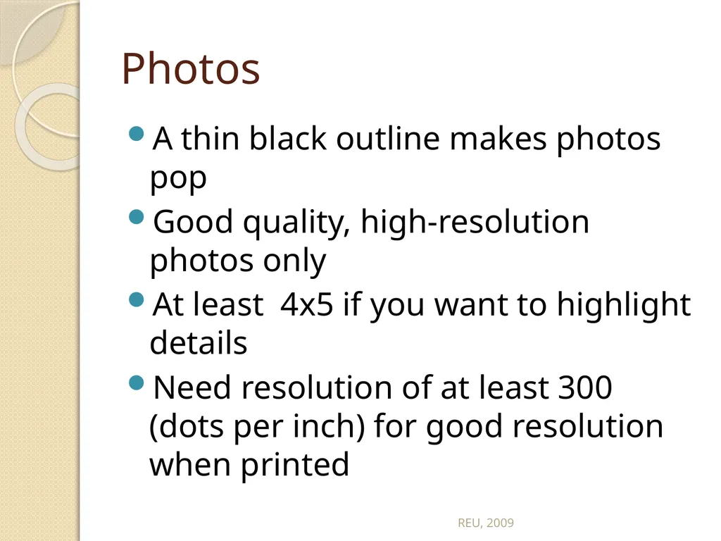 Scientific Posters REU, 2009 Scientific Posters - slide 28 of 32