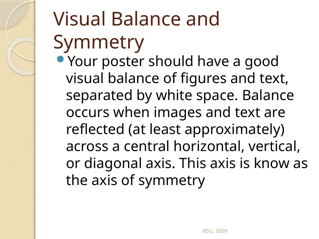 Scientific Posters REU, 2009 Scientific Posters - slide 21 of 32