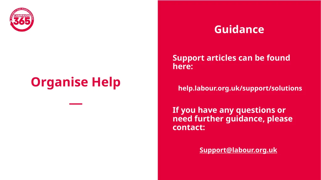 Campaign365 – Effective Comunication with Members - slide 26 of 34