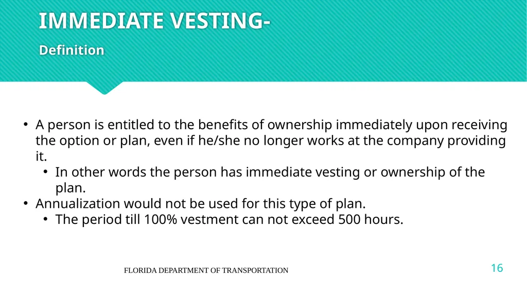 DBA/DBRA FRINGE BENEFITS NOTE: The information in - slide 16 of 20