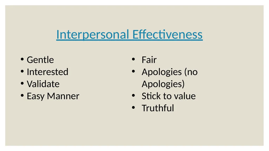 Dialectical Behavioral Therapy for Beginners Matt - slide 25 of 33