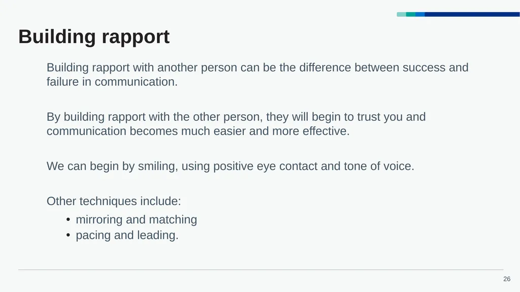Accelerated Preceptorship: Communication - slide 26 of 40