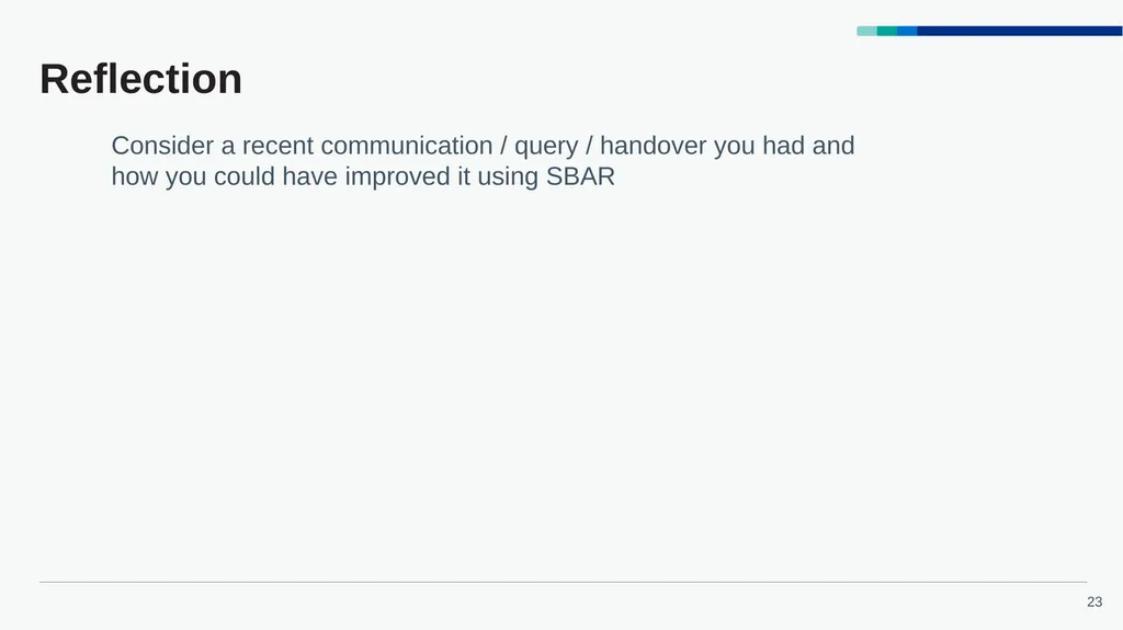 Accelerated Preceptorship: Communication - slide 23 of 40