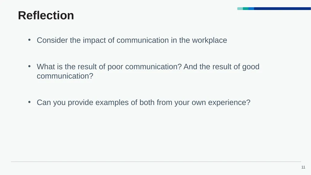 Accelerated Preceptorship: Communication - slide 11 of 40