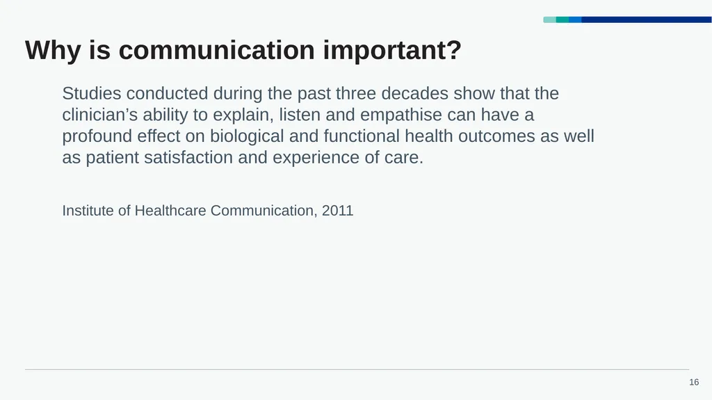 Accelerated Preceptorship: Communication - slide 16 of 40