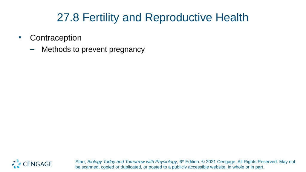 Chapter 27 Animal Reproduction and Development - slide 50 of 58