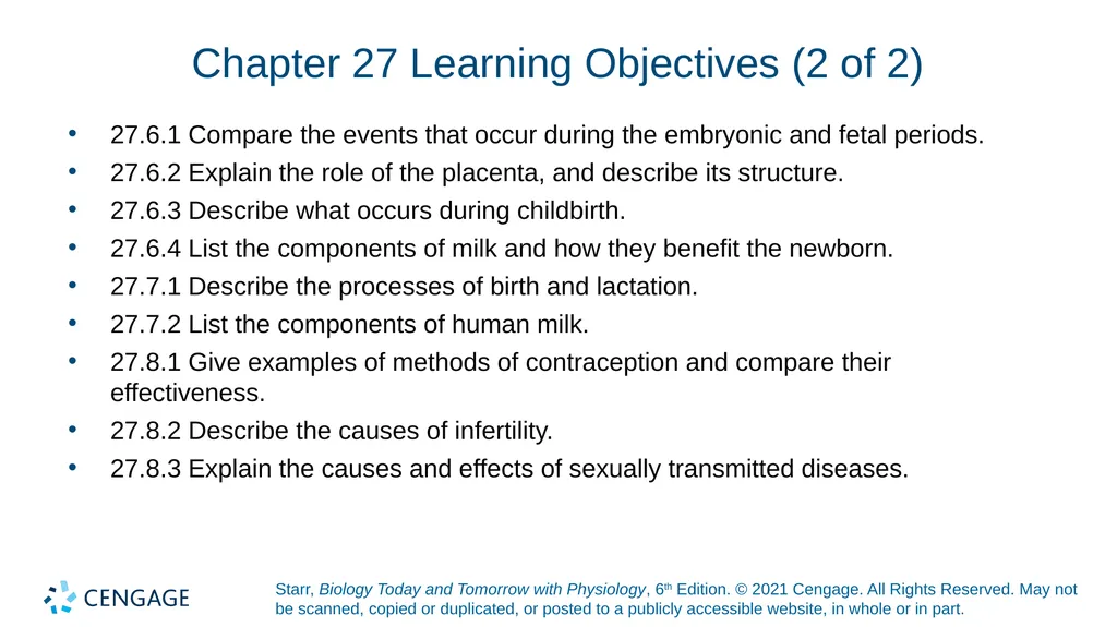 Chapter 27 Animal Reproduction and Development - slide 3 of 58