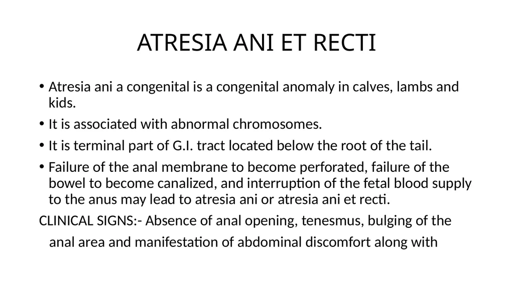 UNIT-5 (REGIONAL SURGERY-II) Rectal prolapse, - slide 12 of 34