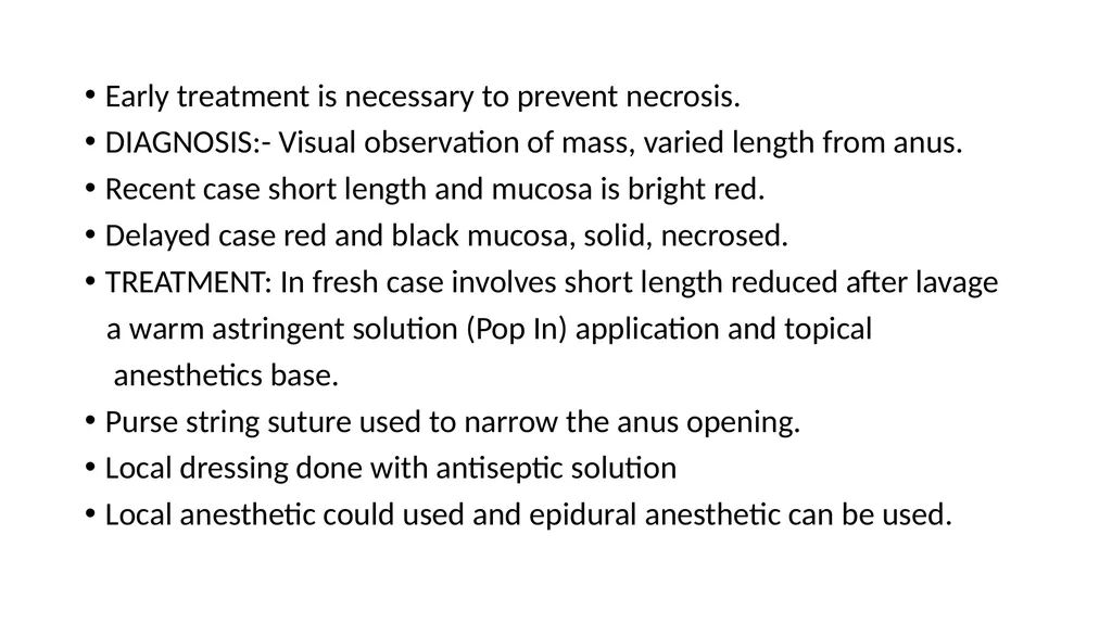 UNIT-5 (REGIONAL SURGERY-II) Rectal prolapse, - slide 3 of 34