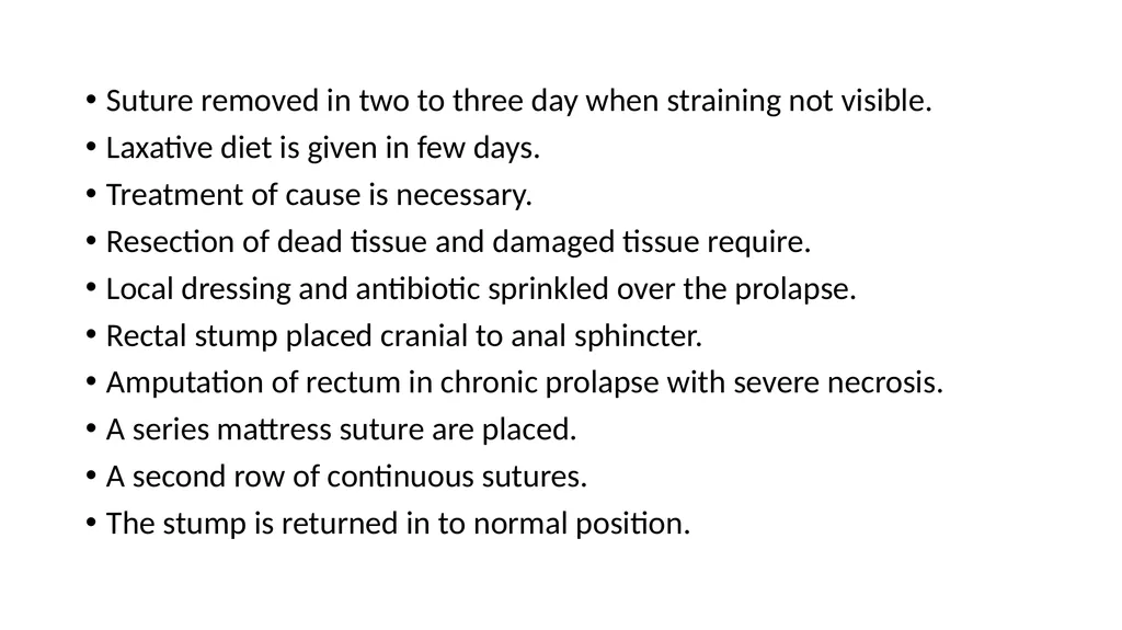 UNIT-5 (REGIONAL SURGERY-II) Rectal prolapse, - slide 8 of 34