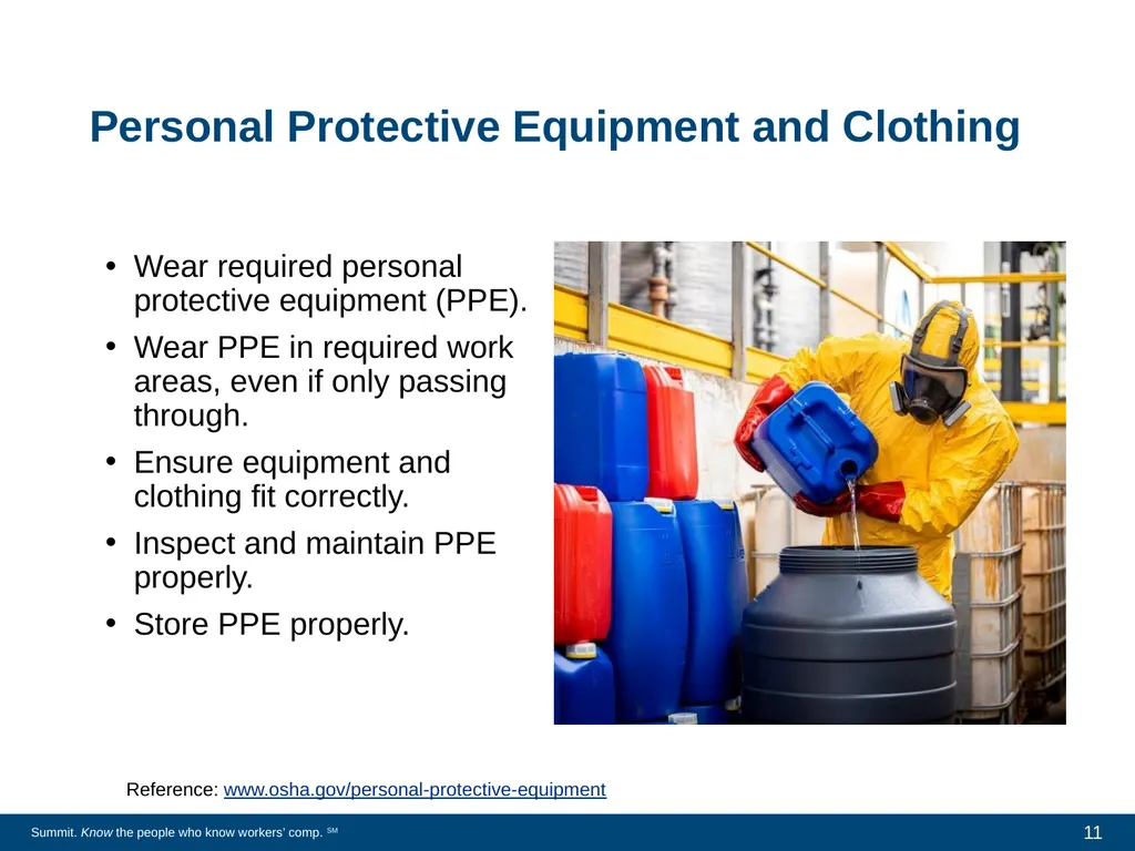 New Employee Safety Orientation General Industry - slide 11 of 44