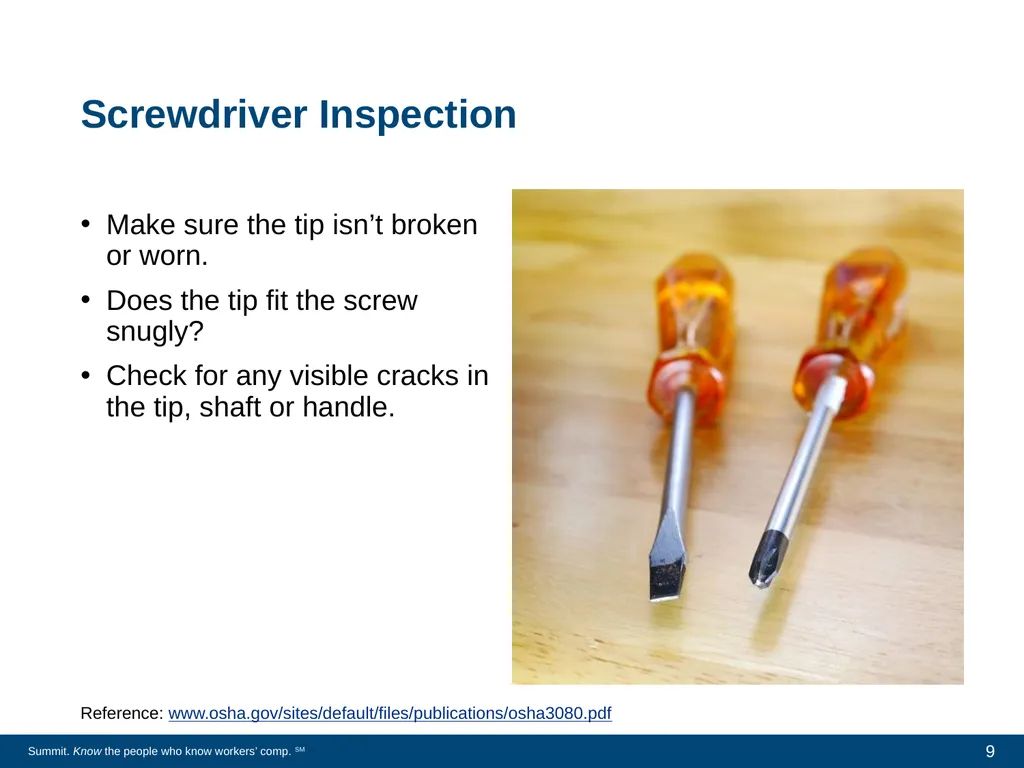 New Employee Safety Orientation General Industry - slide 9 of 44