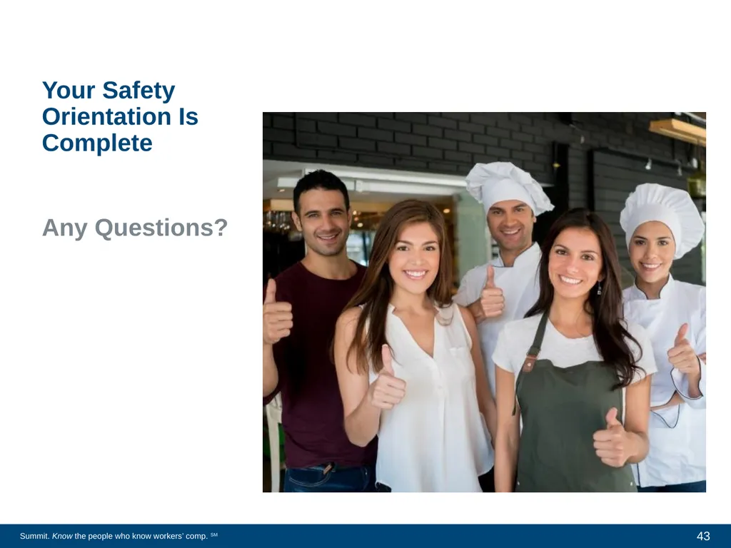 New Employee Safety Orientation General Industry - slide 43 of 44
