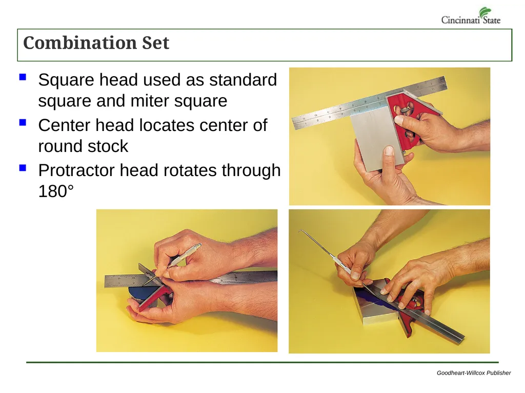 Chapter 7 – Layout Work MMC 117 Tools, Machines & - slide 21 of 29