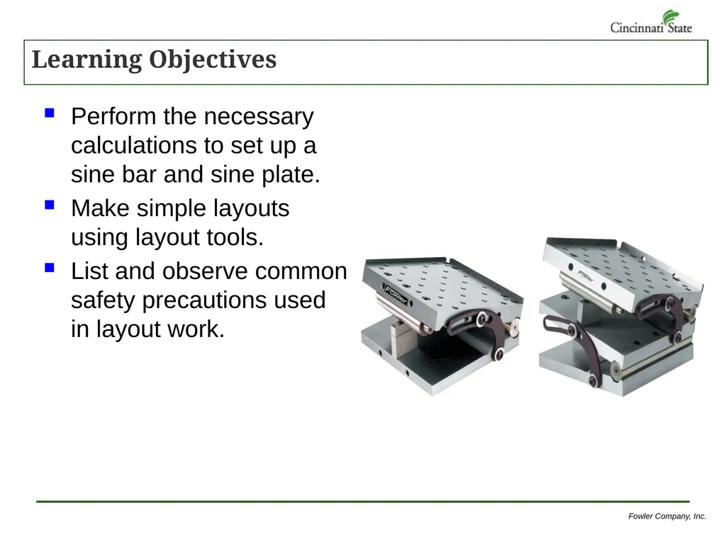 Chapter 7 – Layout Work MMC 117 Tools, Machines & - slide 3 of 29