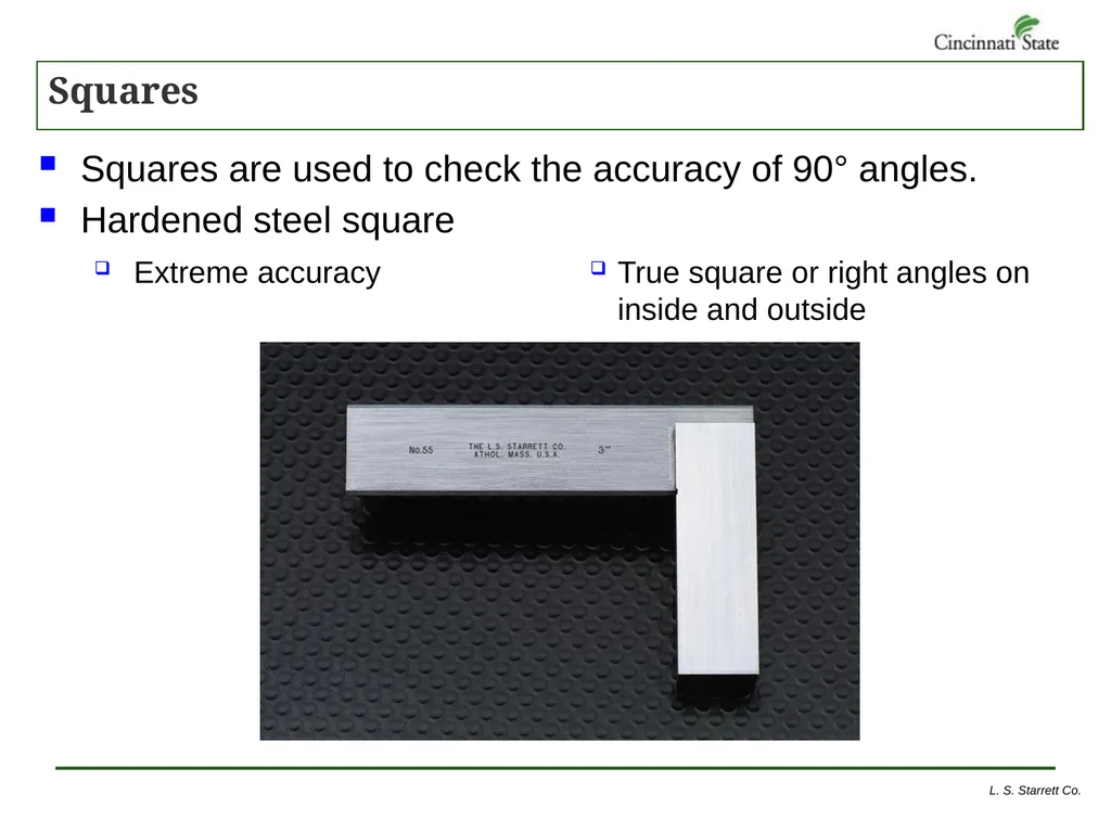 Chapter 7 – Layout Work MMC 117 Tools, Machines & - slide 18 of 29