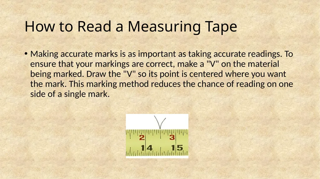 How to Read a Measuring Tape Coach Ketcham - slide 16 of 26