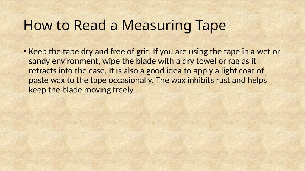 How to Read a Measuring Tape Coach Ketcham - slide 17 of 26