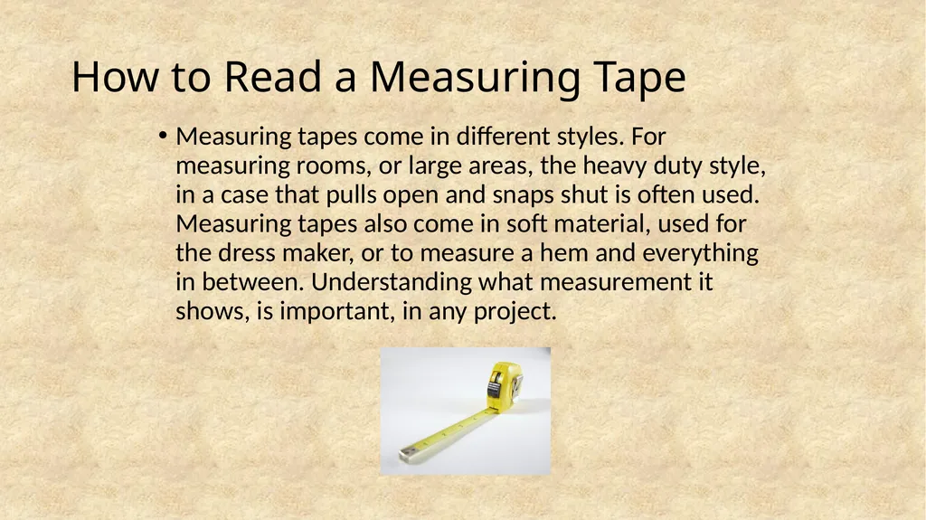 How to Read a Measuring Tape Coach Ketcham - slide 5 of 26