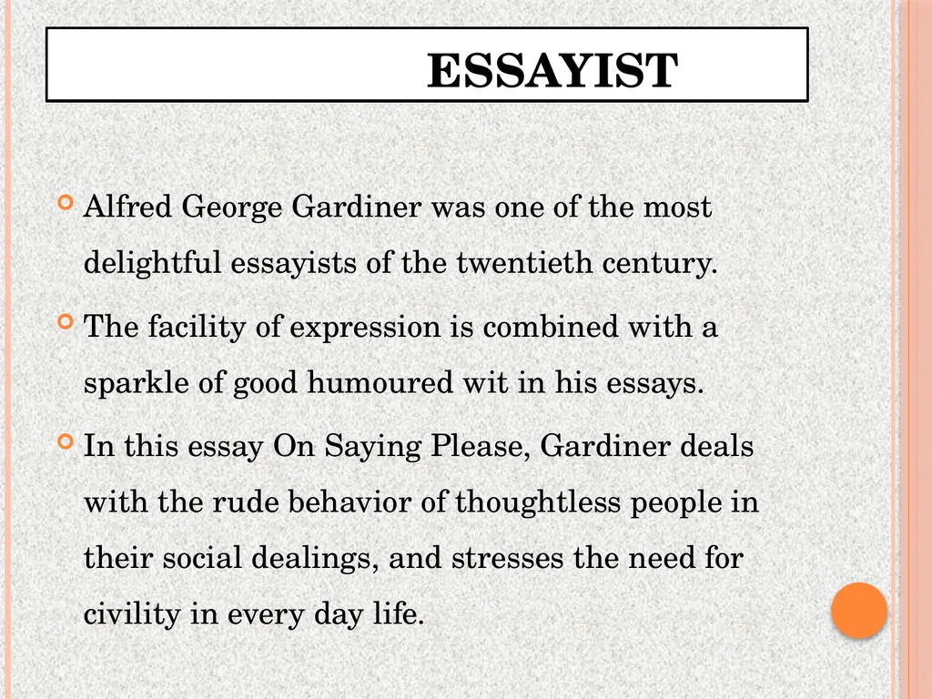 INTRODUCTION JOURNALIST EDITOR GENTLE HUMOUR - slide 6 of 12