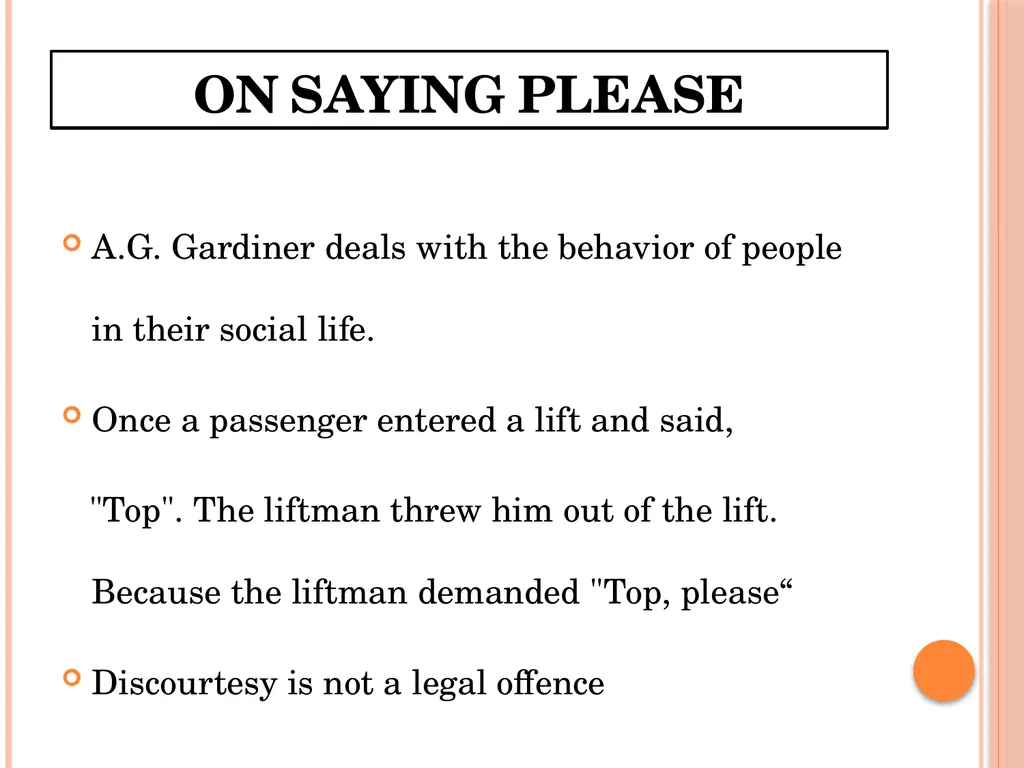INTRODUCTION JOURNALIST EDITOR GENTLE HUMOUR - slide 7 of 12