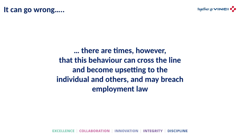Tool Box Talk BEHAVIOUR, BANTER & BLURRED LINES! - slide 4 of 14