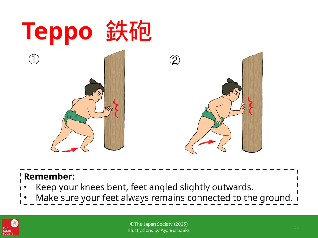 Sumo Training Moves Let’s train like a sumo - slide 11 of 15