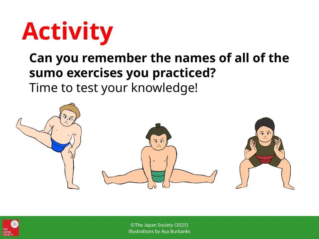 Sumo Training Moves Let’s train like a sumo - slide 12 of 15