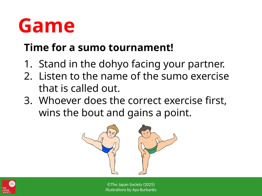 Sumo Training Moves Let’s train like a sumo - slide 13 of 15