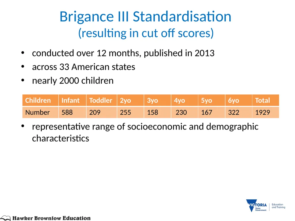 BRIGANCE III TRAINEE BOOKLET MATERNAL AND CHILD - slide 36 of 90