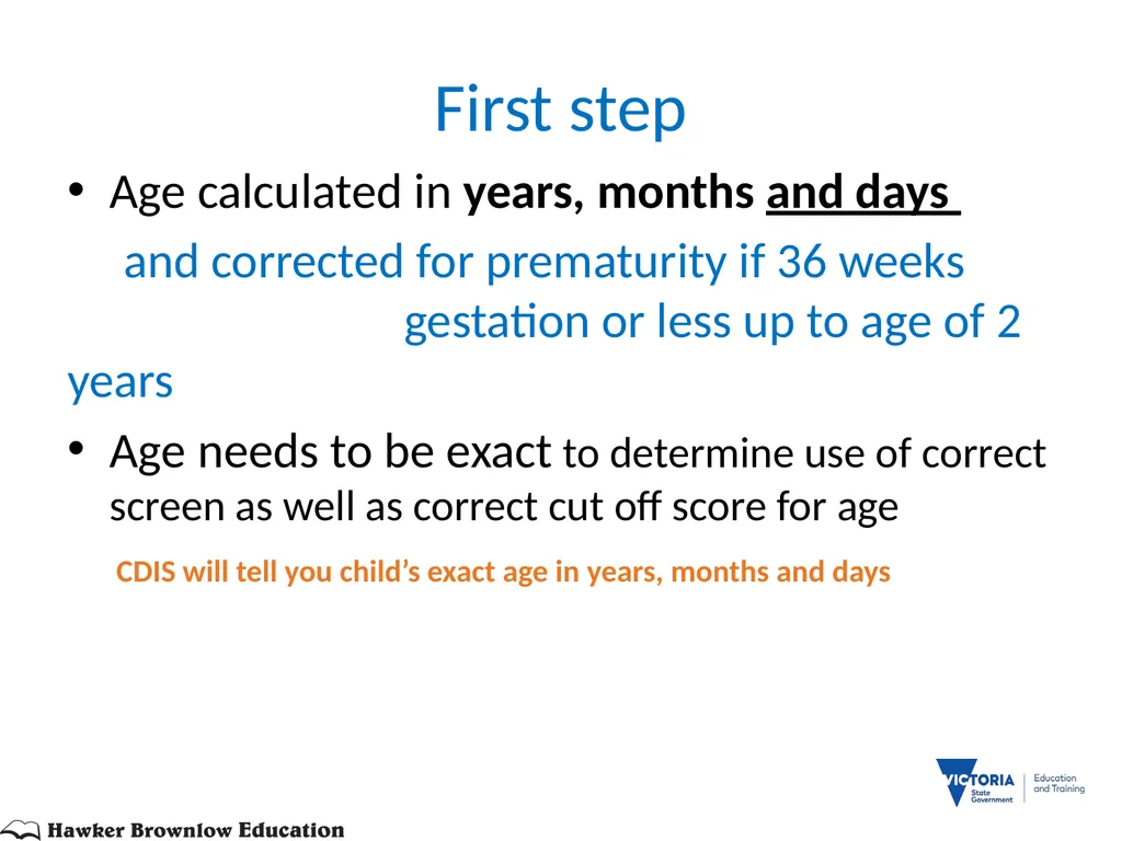 BRIGANCE III TRAINEE BOOKLET MATERNAL AND CHILD - slide 41 of 90