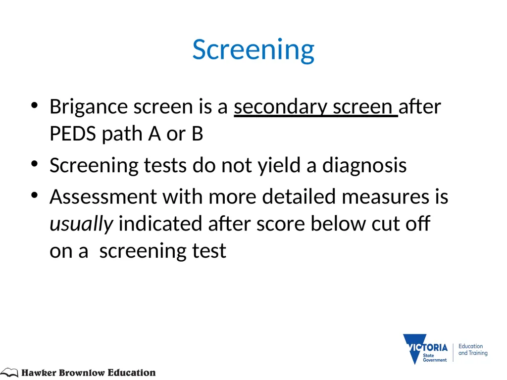 BRIGANCE III TRAINEE BOOKLET MATERNAL AND CHILD - slide 8 of 90